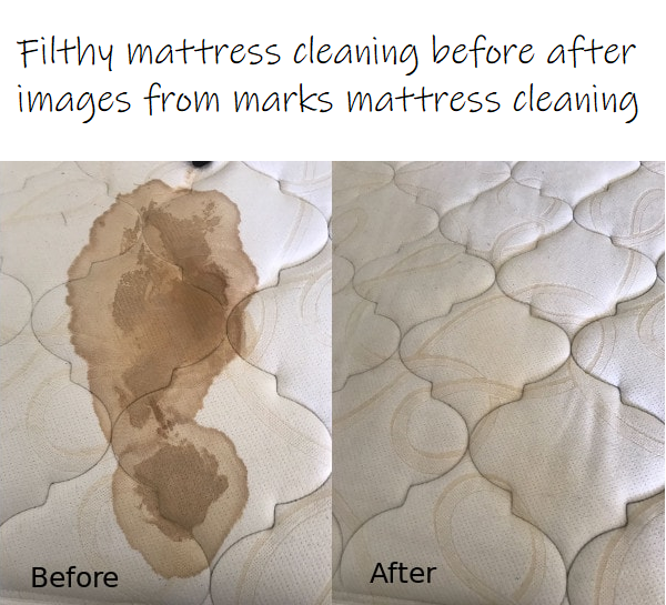 filthy mattress cleaning before after 